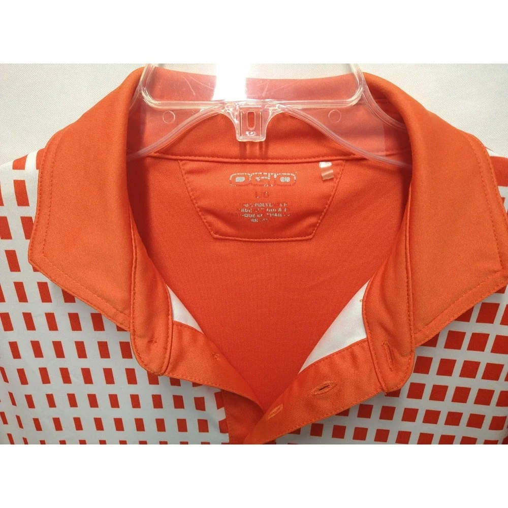 mens OGIO  GOLF POLO  shirt,‎ large, short sleeves, GRADIENT PRINT used - Picture 2 of 7